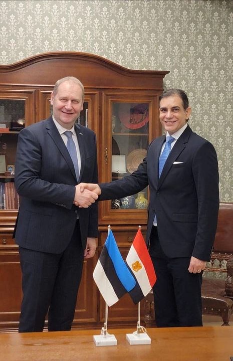 لقاء السفير المصري مع وزير الشئون الريفية الإستونى التقى السفير هيثم صلاح، سفير جمهورية مصر 97447