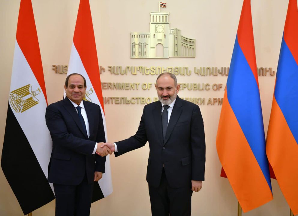 عقد السيد الرئيس عبد الفتاح السيسي اليوم مباحثات مع رئيس الوزراء الأرميني نيكول باشينيان 26703