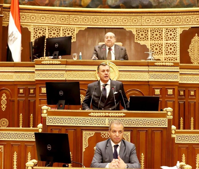 22 يناير 2023 - وزير السياحة والآثار يستعرض بالجلسة العامة لمجلس الشيوخ الاستراتيجية الوطنية 35906