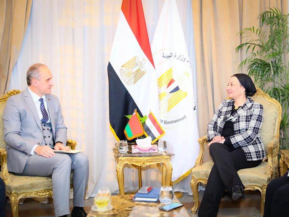 وزارة البيئة: وزيرة البيئة تناقش مع سفير بيلاروسيا تعزيز التعاون الثنائي في مجال الاستثمار 36936