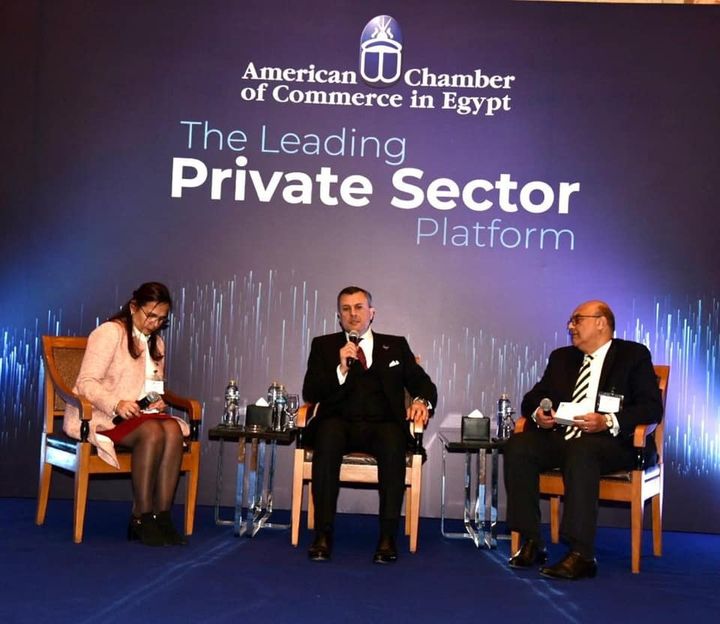 بيان صحفى 16 يناير 2023 - غرفة التجارة الأمريكية في مصر تستضيف وزير السياحة والآثار في لقائها الشهري وتمنحه 54239