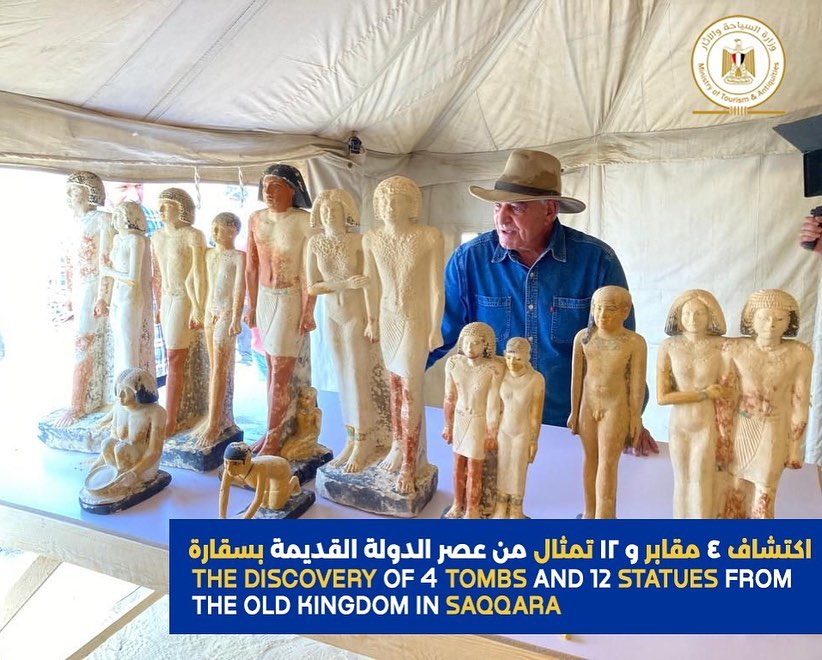 أعلن عالم الآثار الدكتور زاهي حواس أن أعمال حفائر البعثة المصرية المشتركة مع وزارة السياحة و الآثار ممثلة في 71975