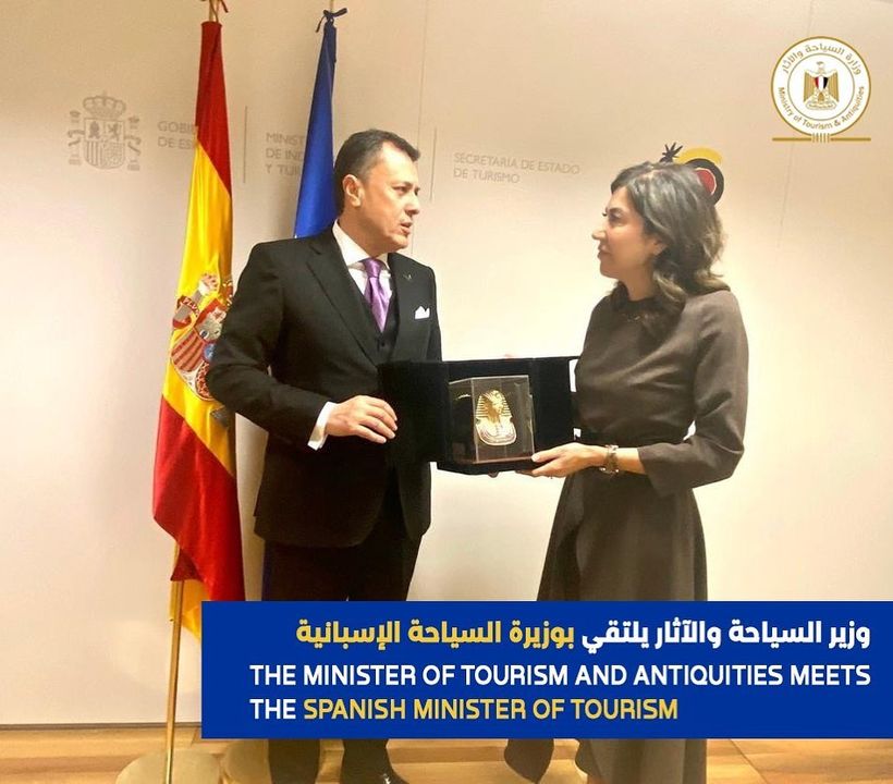 فور وصوله العاصمة الأسبانية مدريد للمشاركة في المعرض السياحي الدولي FITUR 2023 في دورته ال 43، استهل الوزير 78587