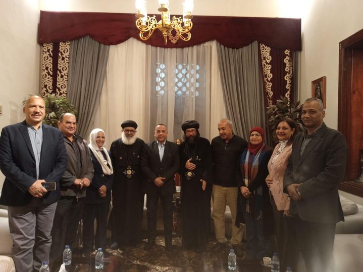 4 يناير 2023 - جولة تفقدية للوقوف على أعمال الترميم بمنطقة مجمع الأديان بمصر القديمة تفقد صباح 79711
