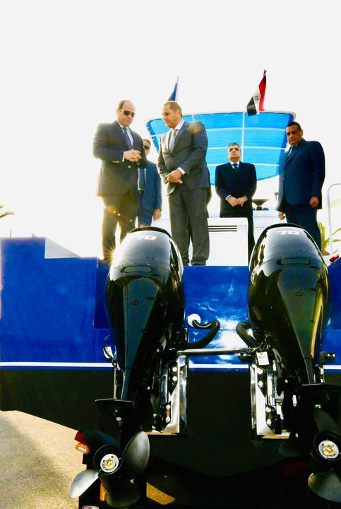السيد الرئيس عبد الفتاح السيسي يتابع جهود توطين صناعة مراكب الصيد في مصر 90725