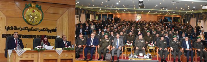 المتحدث العسكرى : الفريق / أسامة عسكر رئيس أركان حرب القوات المسلحة يشهد مناقشة البحث الرئيسى لأكاديمية ناصر 98885