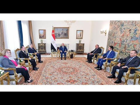 الرئيس عبد الفتاح السيسي يستقبل وزير خارجية الولايات المتحدة الأمريكية hqdefau 113