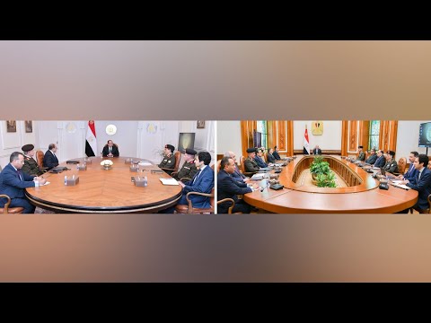 السيد الرئيس يتابع الاستراتيجية القوميه لتعمير سيناء والموقف التنفيذي لمشروعات الهيئة الهندسية hqdefaul 11