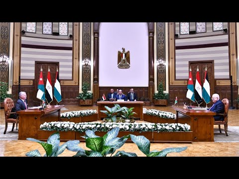 الرئيس عبد الفتاح السيسي يعقد القمة الثلاثية المصرية الأردنية الفلسطينية hqdefaul 48