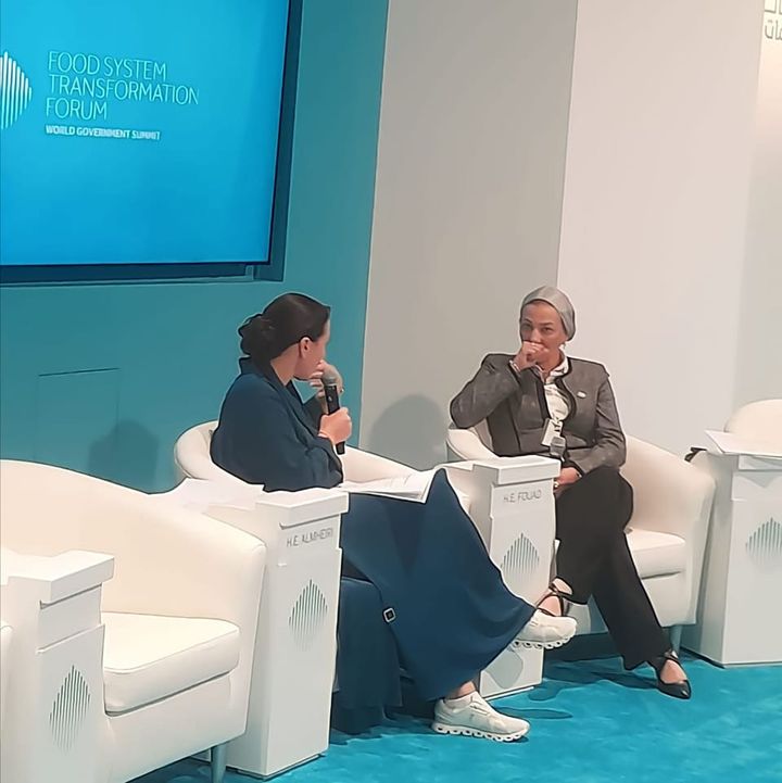 على هامش فعاليات القمة العالمية للحكومات ٢٠٢٣: وزيرة البيئة فى منتدى تحول النظم الغذائية تشارك فى جلسة 22934