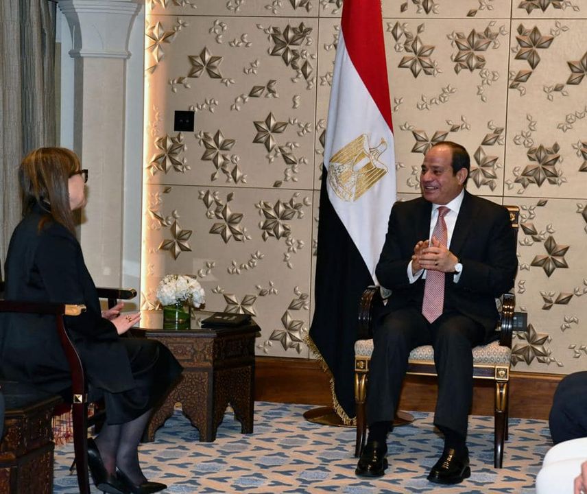 التقى السيد الرئيس عبد الفتاح السيسي اليوم في دبي مع السيدة نجلاء بودن، رئيسة وزراء الجمهورية التونسية 50990