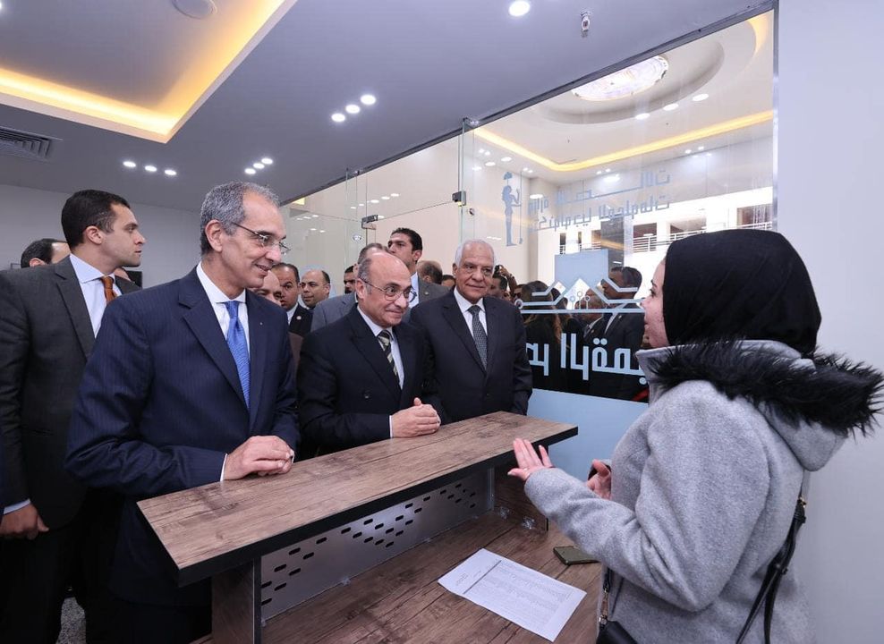 Justice, ICT Ministers Open Three Advanced Notarization Offices The Minister of Justice Omar Marwan and the Minister of Communications and Information Technology Amr Talaat opened, today, three 55399