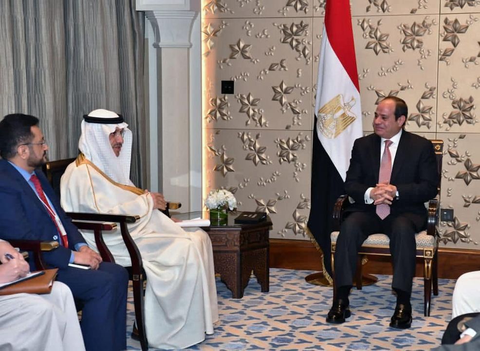 التقى السيد الرئيس عبد الفتاح السيسي اليوم في دبي مع الدكتور محمد الجاسر، رئيس مجموعة البنك الإسلامي للتنمية 58210