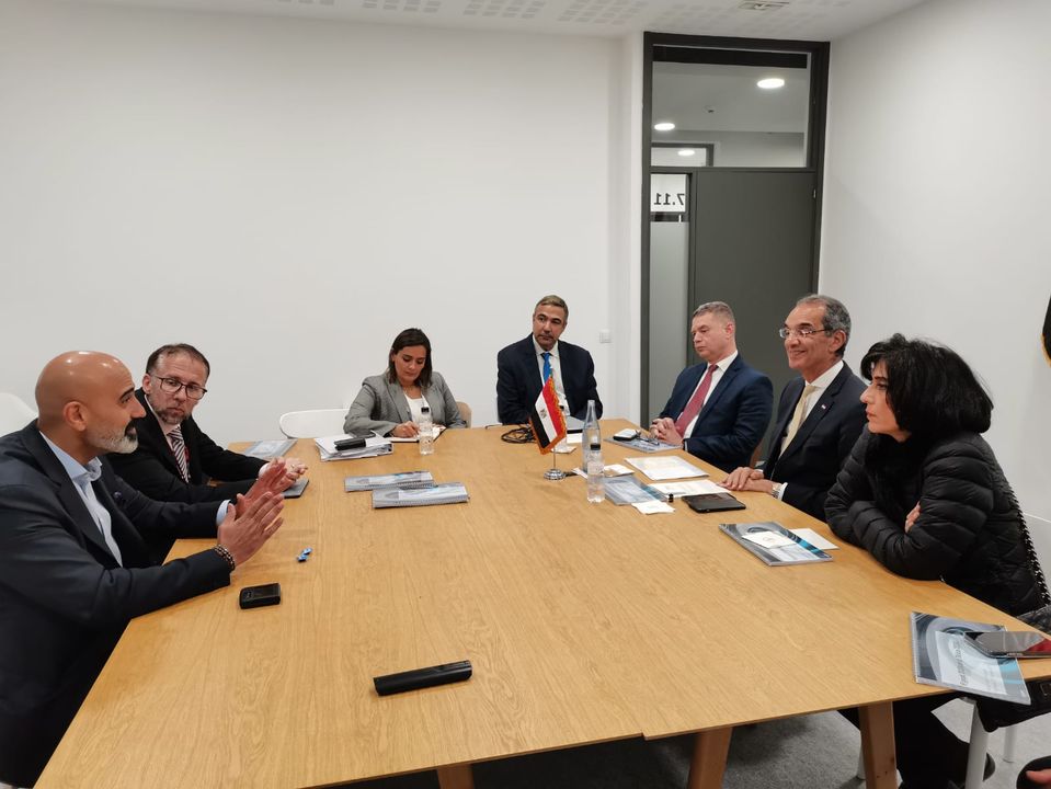 At MWC 2023, ICT Minister Meets Officials from Ericsson, Nokia, Detecon, Lenovo to Discuss Cooperation Prospects The Minister of Communications and Information Technology Amr Talaat has 91248