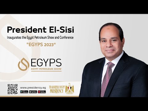 President El-Sisi Inaugurates the Egypt Petroleum Show and Conference EGYPS 2023 hqdefaul 39