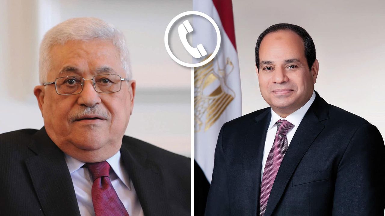 أجرى السيد الرئيس عبد الفتاح السيسي اليوم اتصالاً هاتفياً مع الرئيس الفلسطيني محمود عباس للتهنئة بمناسبة 22037