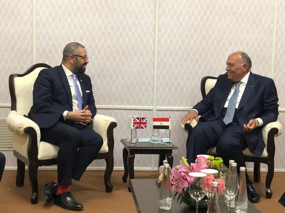 وزارة الخارجية: شكري يلتقي مع وزير خارجية بريطانيا على هامش إجتماعات وزراء خارجية مجموعة 25100
