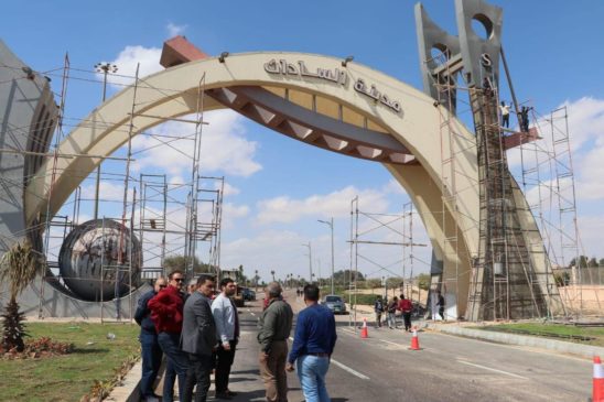 رئيس جهاز مدينة السادات يقوم بجولات تفقدية بالمشروعات الجارية بالمدينة 26195