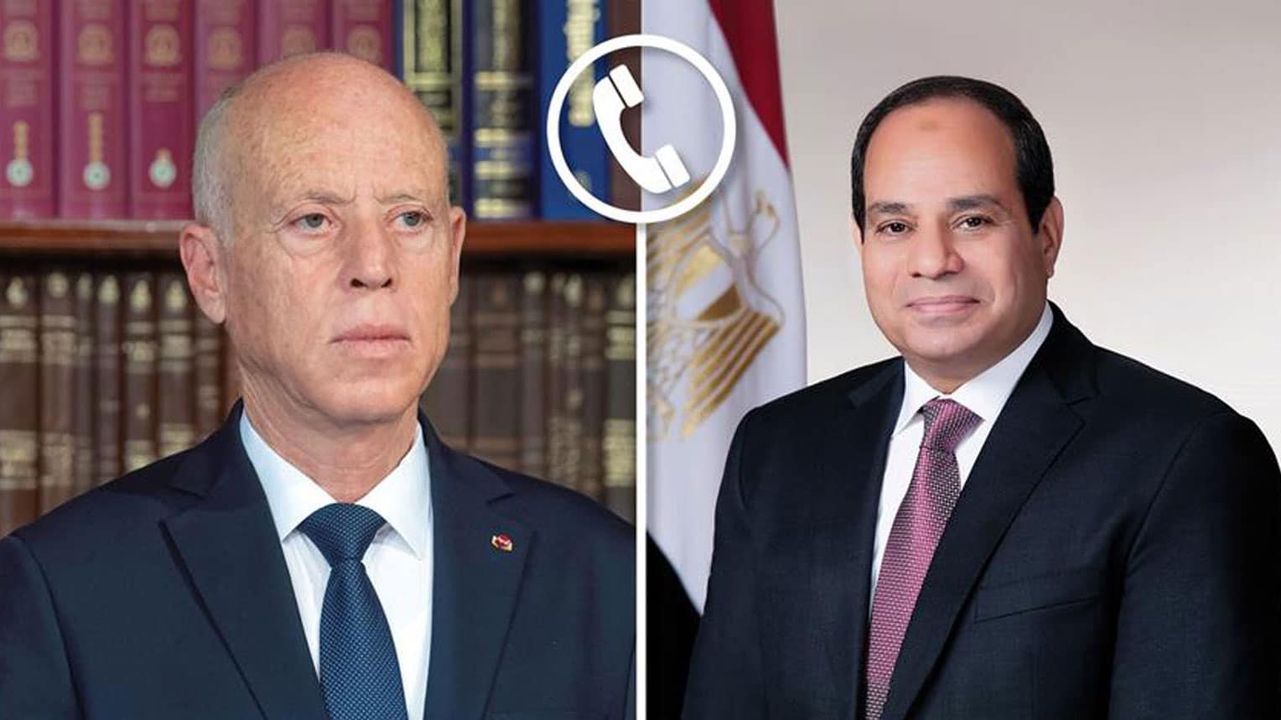 أجرى السيد الرئيس عبد الفتاح السيسي اليوم اتصالاً هاتفياً مع الرئيس قيس سعيد، رئيس الجمهورية التونسية 36469