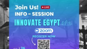 تنظم هيئة تمويل العلوم والتكنولوجيا والابتكار (STDF) جلسة تعريفية أونلاين عن برنامج ابتكار مصر ضمن برنامج