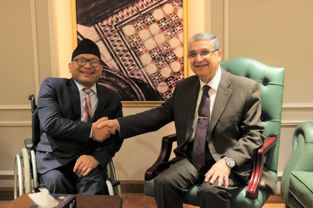 وزارة الكهرباء والطاقة المتجددة: وزير الكهرباء والطاقة المتجددة يستقبل سفير نيبال بالقاهرة 63911