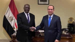 سفير مصر لدى جنوب السودان يلتقي رئيس المفوضية المشتركة للمراقبة والتقييم 
استقبل السفير/ معتز