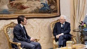 ‏‎السفير بسام راضی:  نقلت رسالة من الرئيس عبد الفتاح السيسي إلى الرئيس الإيطالي تتعلق بتطوير العلاقات