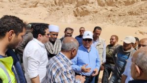 بيان صادر عن وزارة النقل: 
مواصلاً جولاته المكوكية والمستمرة لمتابعة المشروعات وخاصة شبكة القطار الكهربائي