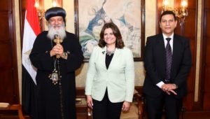 وزيرة الهجرة تستقبل أسقف عام الكنيسة القبطية الأرثوذكسية بأفريقيا لبحث سبل التعاون 
… 
السفيرة سها جندي: