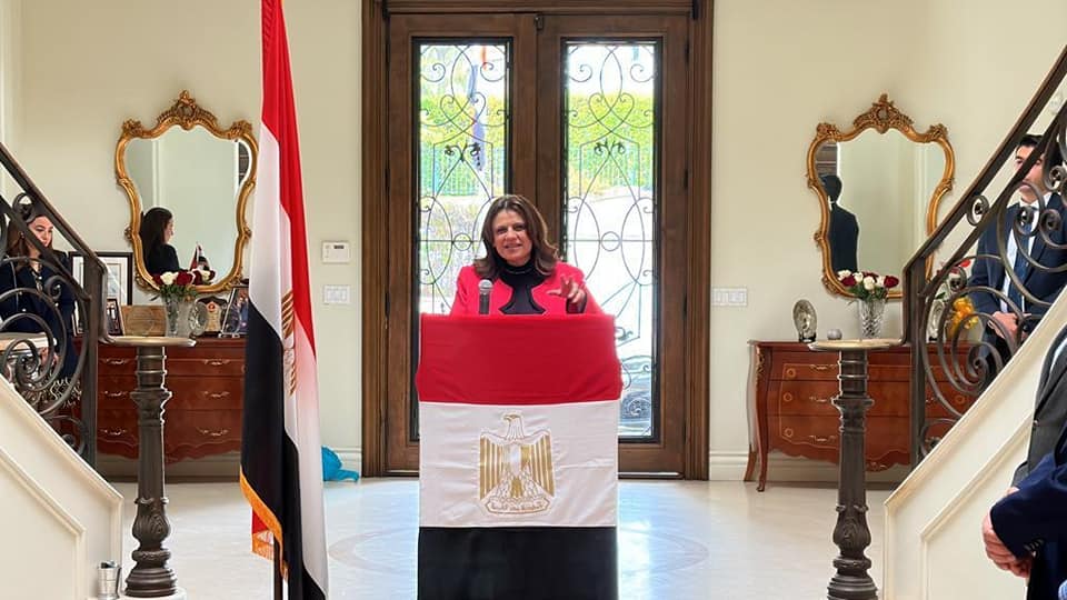 بيان صادر عن وزارة الدولة للهجرة وشئون المصريين بالخارج: خلال زيارتها إلى الولايات المتحدة الأمريكية 96303