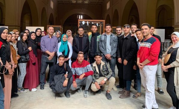 المتحف المصري زيارات زيارة الرحلة العلمية لكلية الآثار الفرقة الثالثة والرابعة جامعة سوهاج ورافق الزيارة FrcN8YaWABEt9ip