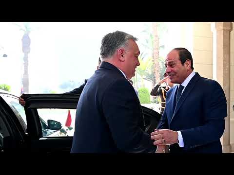 الرئيس عبد الفتاح السيسي يستقبل رئيس وزراء المجر hqdefaul 13