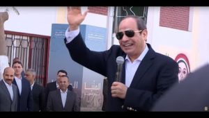 الرئيس عبد الفتاح السيسي يتفقد مشاريع حياة كريمة بقرية المعصرة