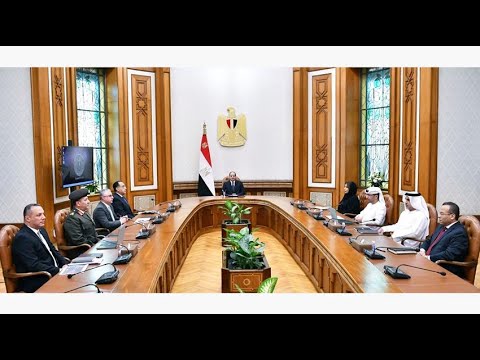 الرئيس عبد الفتاح السيسي يستقبل الرئيس التنفيذي لمجموعة موانئ أبو ظبي hqdefaul 33