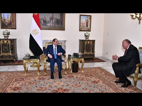 الرئيس عبد الفتاح السيسي يجتمع بوزير الخارجية hqdefault 9