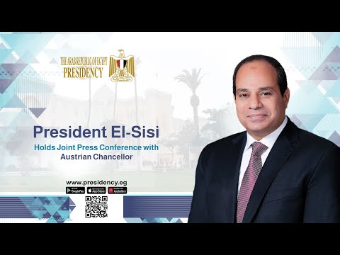 President El-Sisi Holds Joint Press Conference with Austrian Chancellor hqdefaul 93