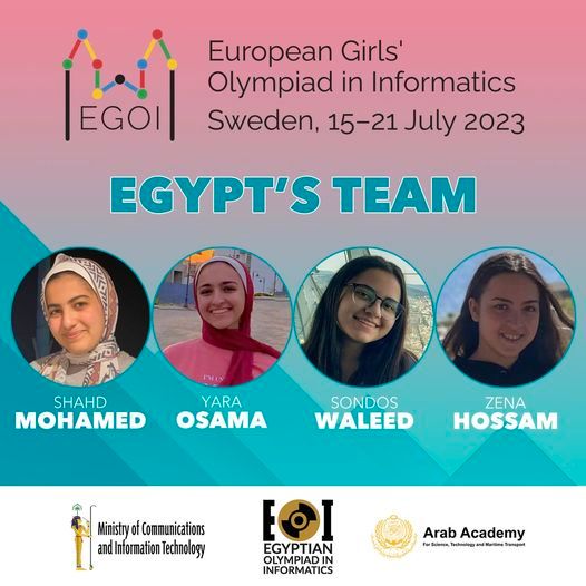 اختيار عضوات الفريق المصري المنافس في أولمبياد المعلوماتية الأوروبي للفتيات تم تشكيل الفريق المصري الذي 43402