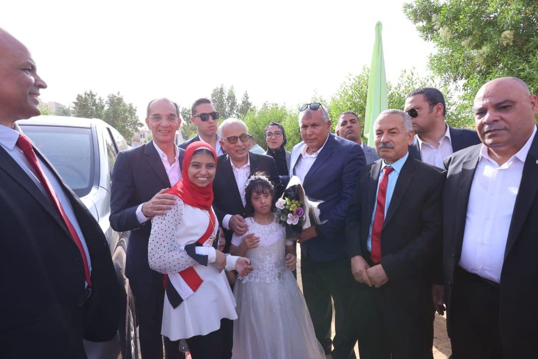 ICT, Education Ministers, New Valley Governor Open WE ATS in Kharga The Minister of Communications and Information Technology Amr Talaat, Minister of Education and Technical Education Reda 60663