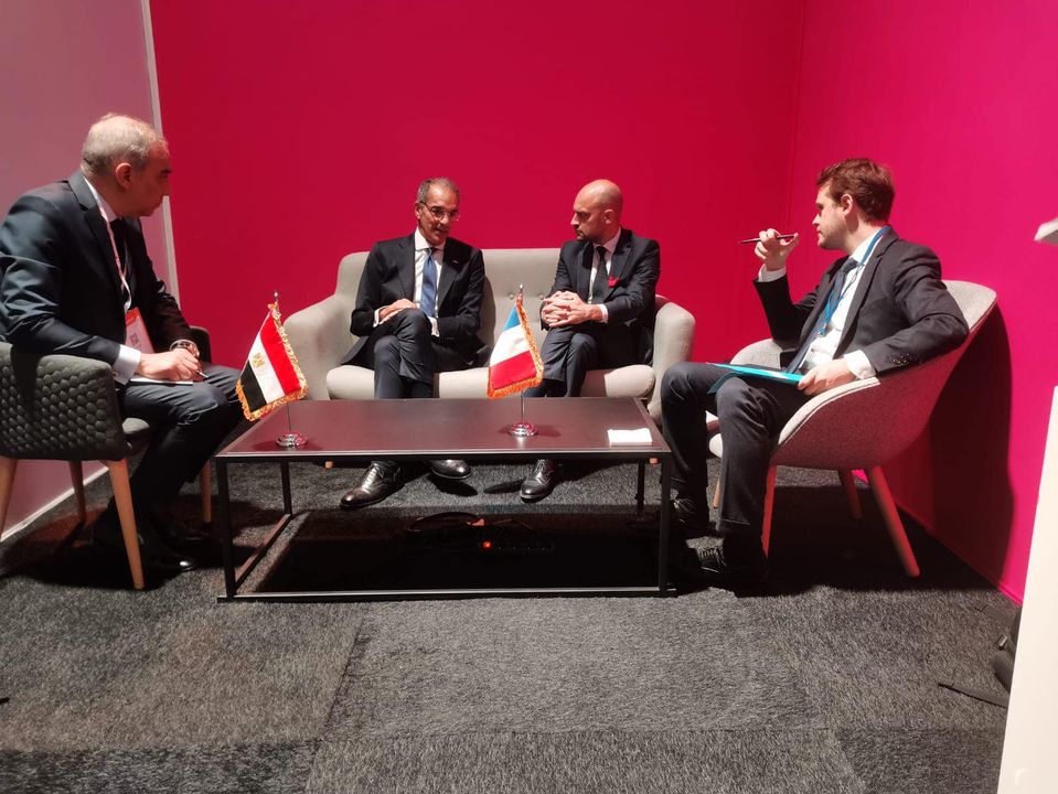 ICT Minister Partakes in Opening VivaTech, Talks Cooperation with French Counterpart, Witnesses Signing of MoU between ITIDA, Valeo The Minister of Communications and Information Technology Amr 14123