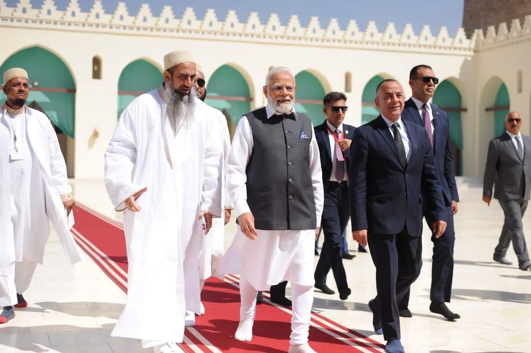 Press Release June 25th, 2023 - The Prime Minister of India visits Al-Hakim Bi-Amr Allah Mosque in Historic Cairo 14848