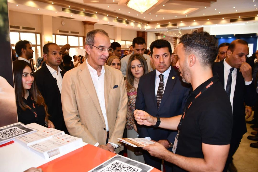 Youth, ICT Ministers Open First DEBI Job Fair in Gezira Youth Center The Minister of Communications and Information Technology Amr Talaat and the Minister of Youth and Sports Ashraf Sobhy have 39619 1