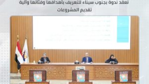 في إطار مواصلة ندواتها التوعوية بالمحافظات: 
المبادرة الوطنية للمشروعات الخضراء الذكية تعقد ندوة بجنوب