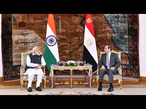 نشاط السيد الرئيس عبد الفتاح السيسي خلال زيارة رئيس وزراء الهند لمصر hqdefau 126