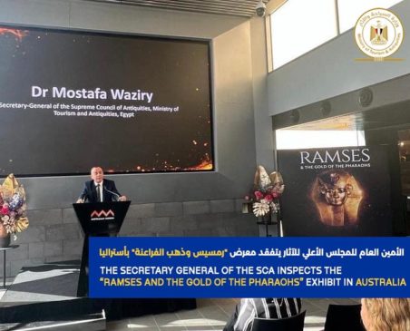 تفقد الأمين العام للمجلس الأعلى للآثار، قاعات العرض المخصصة لاستقبال معرض رمسيس وذهب الفراعنة بمتحف 12255