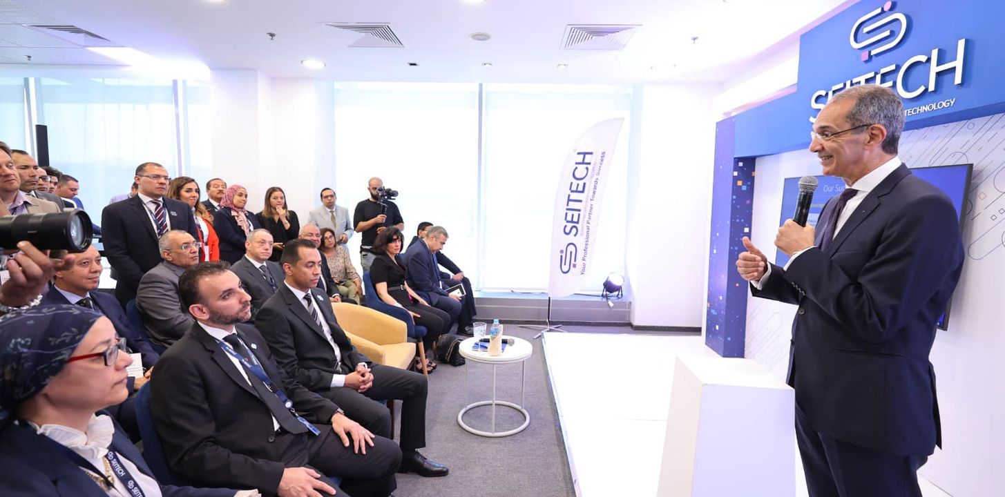 ICT Minister Opens SEITech Solutions New Office The Minister of Communications and Information Technology Amr Talaat has opened SEITech Solutions new office 28282