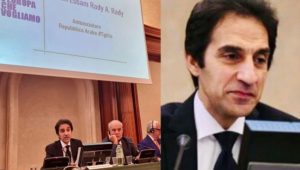 السفير بسام راضى يشرح موقف مصر من قضية الهجرة غير الشرعية أمام مجلس الشيوخ الإيطالي 
************* 
ألقى السفير