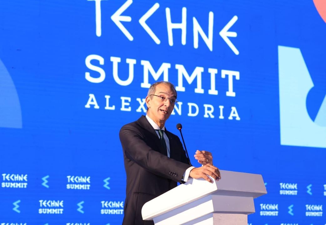 خلال كلمته فى افتتاح فعاليات الدورة التاسعة لمؤتمر ومعرض قمة تكنى Techne Summit الدكتور/ عمرو طلعت وزير الاتصالات 16359