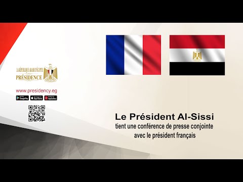 Le Président Al-Sissi tient une conférence de presse conjointe avec le président français hqdefau 116