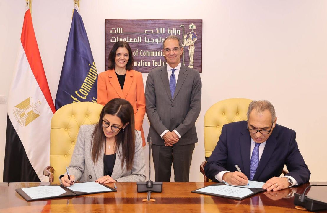 ICT Minister Witnesses Signing of MoU between Telecom Egypt, ICANN to Activate IMRS in RDH The Minister of Communications and Information Technology Amr Talaat has witnessed the signing of a 12188