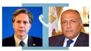 وزير الخارجية يتلقى اتصالاً من وزير الخارجية الأمريكي 
صرَّح السفير أحمد أبو زيد المتحدث الرسمي